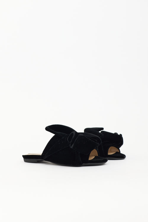 N°21 Velvet Knotted Sandal