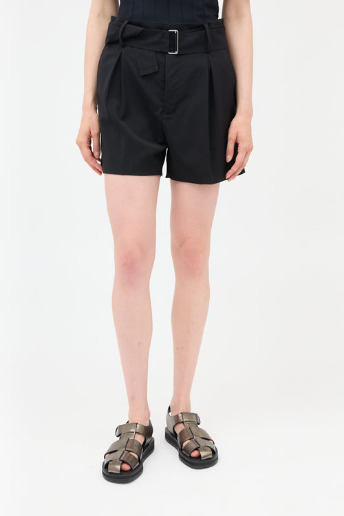 N°21 Wool Belted Shorts