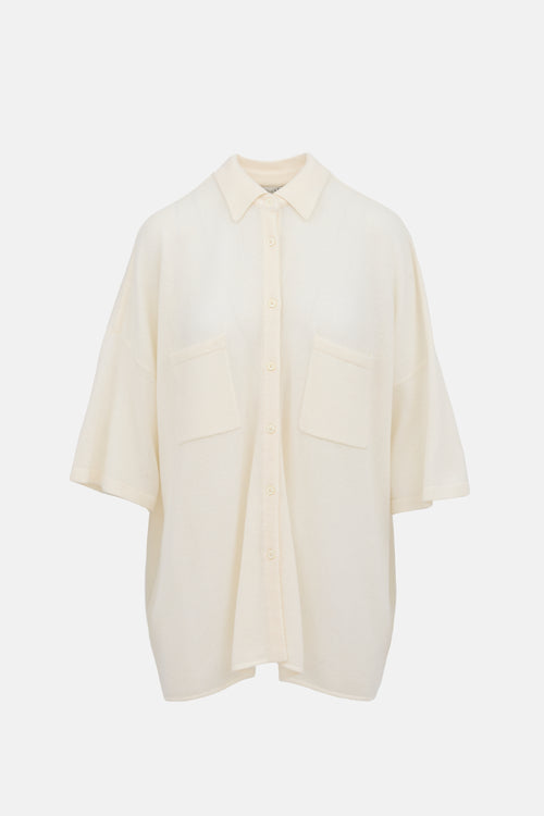 Naked Cashmere Cashmere Short Sleeve Shirt