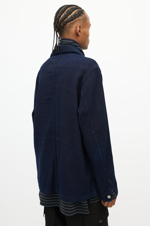 Naked & Famous Navy Denim Chore Jacket