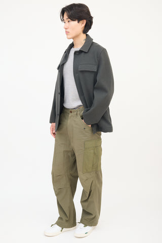 Nanamica Green Cargo Pant