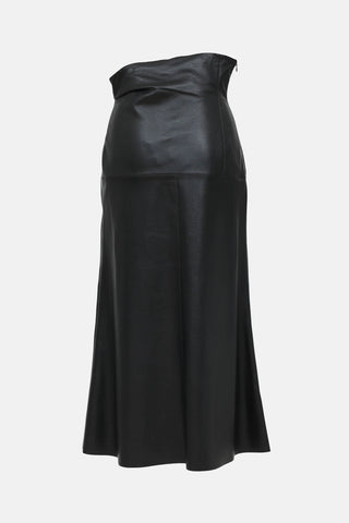 Nanushka Vegan Leather Melody Skirt