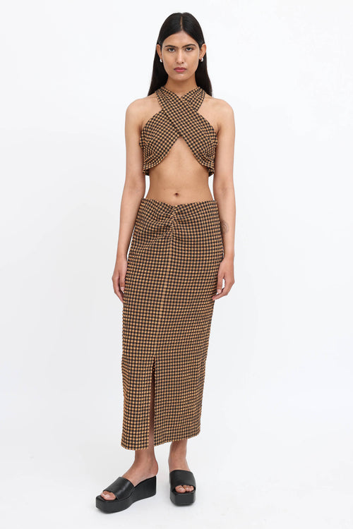 Nanushka Gingham Co-ord Set