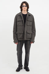 Nanushka Dark Grey Will Jacket