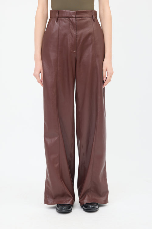 Nanushka Faux Leather Cleo Trouser