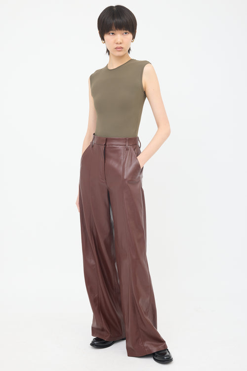 Nanushka Faux Leather Cleo Trouser