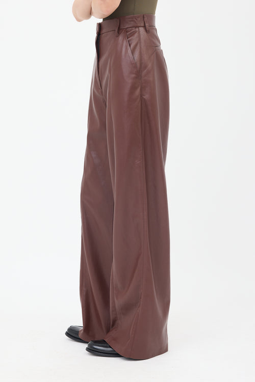 Nanushka Faux Leather Cleo Trouser