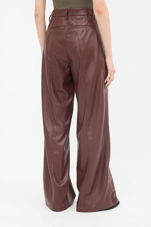 Nanushka Faux Leather Cleo Trouser
