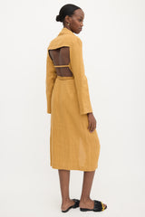 Nanushka Linen Farah Wrap Dress