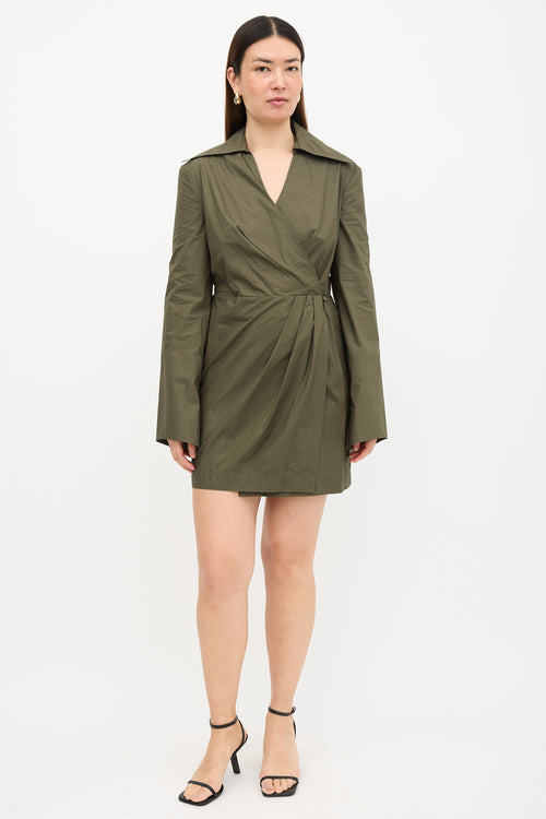 Nanushka Poplin Esma Mini Dress