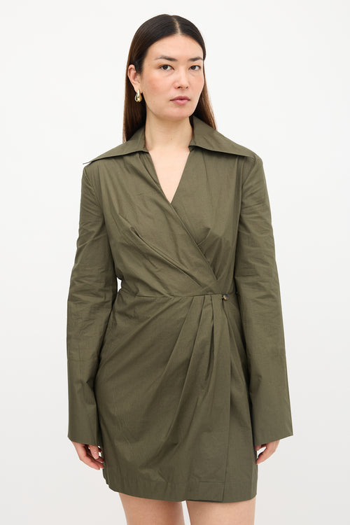 Nanushka Poplin Esma Mini Dress