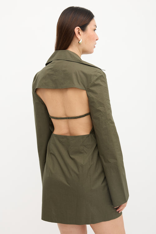 Nanushka Poplin Esma Mini Dress