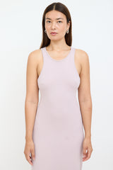 Nanushka Purple Terry Mame Wrap Dress