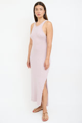 Nanushka Purple Terry Mame Wrap Dress