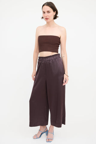 Nanushka Satin Paper Bag Trouser