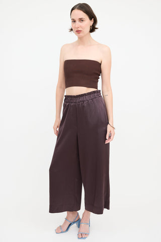 Nanushka Satin Paper Bag Trouser