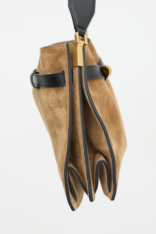 Nanushka Suede Harmonica Bag