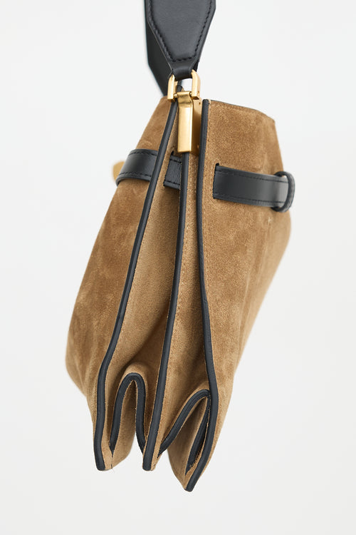 Nanushka Suede Harmonica Bag