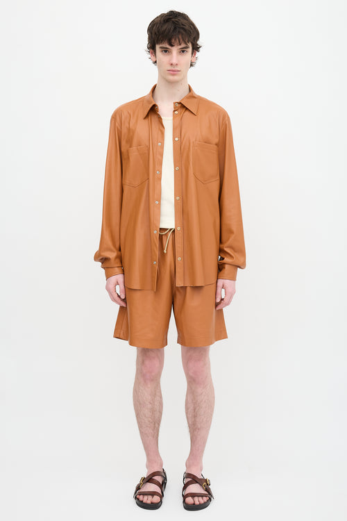 Nanushka Vegan Leather Co-Ord Set
