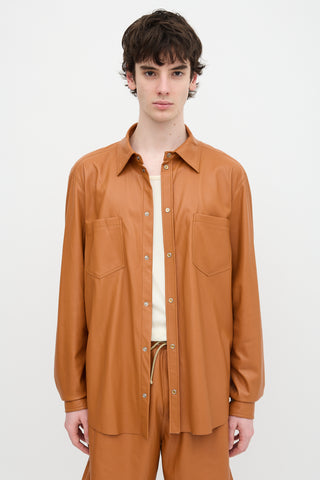 Nanushka Vegan Leather Co-Ord Set