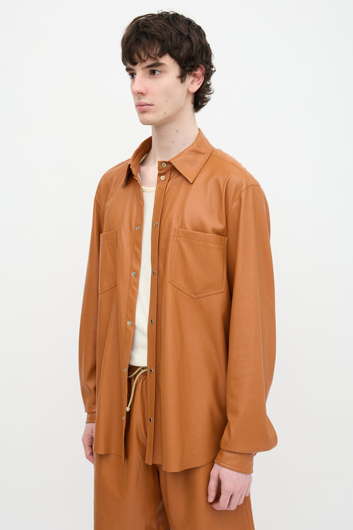 Nanushka Vegan Leather Co-Ord Set