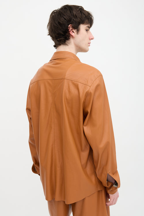 Nanushka Vegan Leather Co-Ord Set