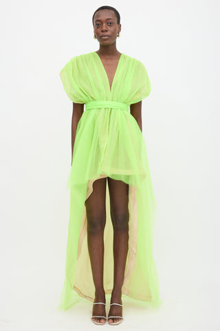Narces Tulle High Low Dress