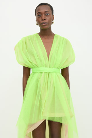 Narces Tulle High Low Dress