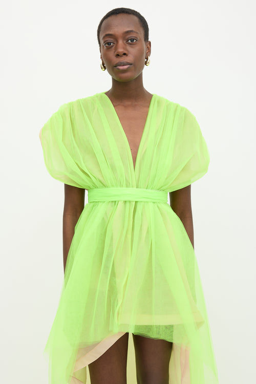 Narces Tulle High Low Dress