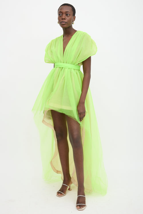 Narces Tulle High Low Dress