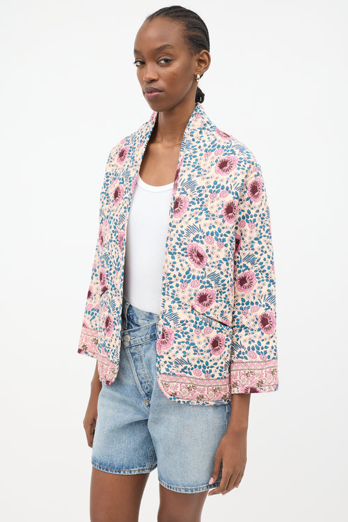 Natalie Martin Floral Nina Quilted Jacket