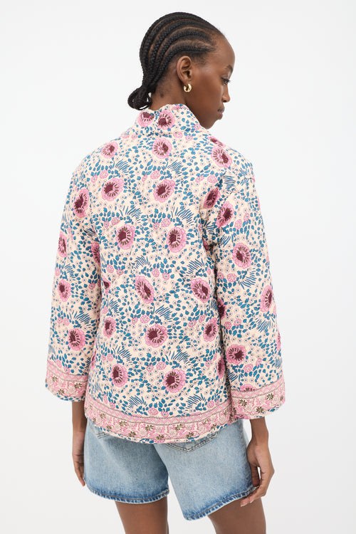 Natalie Martin Floral Nina Quilted Jacket