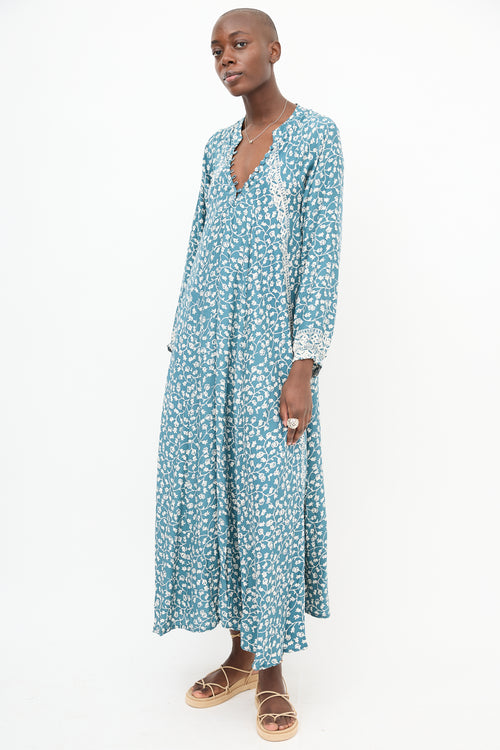 Natalie Martin Silk Floral Fiore Dress