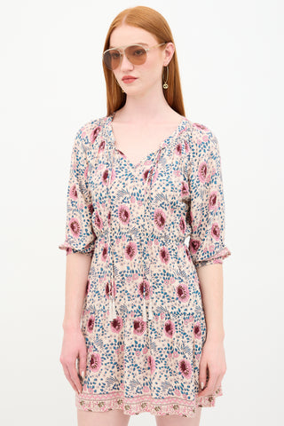 Natalie Martin Floral Stevie Tassel Dress