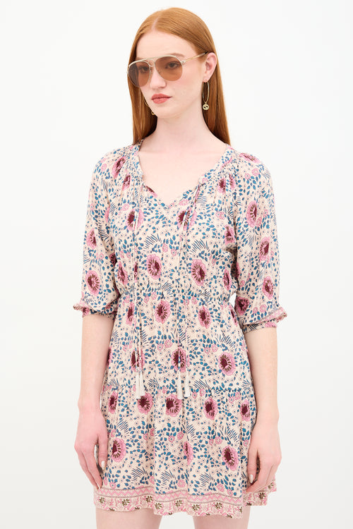Natalie Martin Floral Stevie Tassel Dress