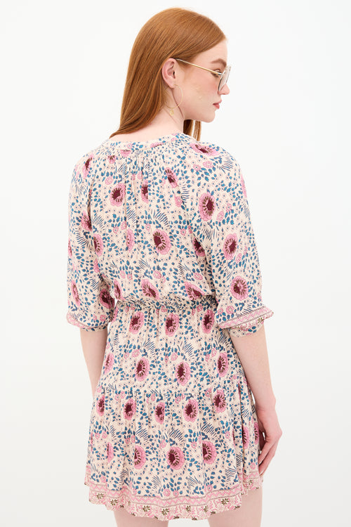 Natalie Martin Floral Stevie Tassel Dress