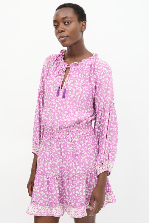 Natalie Martin Silk Printed Maggie Dress