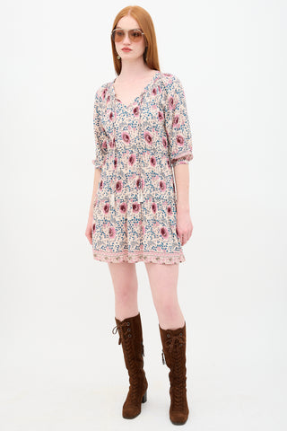 Natalie Martin Floral Stevie Tassel Dress