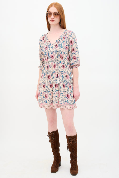 Natalie Martin Floral Stevie Tassel Dress