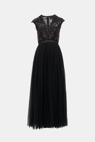 Needle & Thread Beaded Tulle Dress
