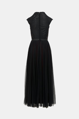 Needle & Thread Beaded Tulle Dress