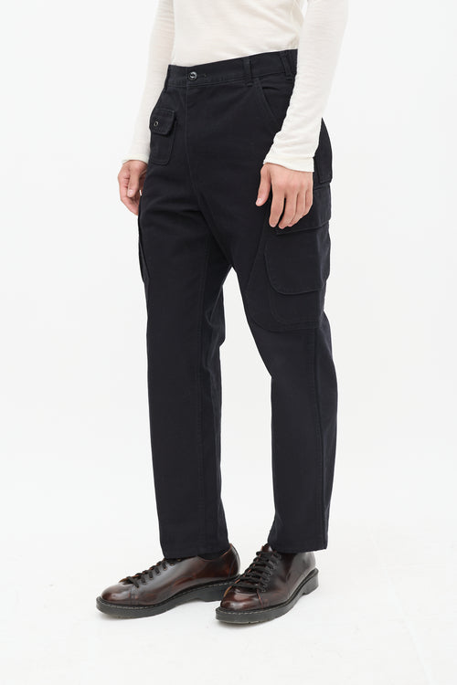 Needles Black Tapered Cargo Trouser