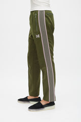 Needles Green & Beige Logo Track Pant