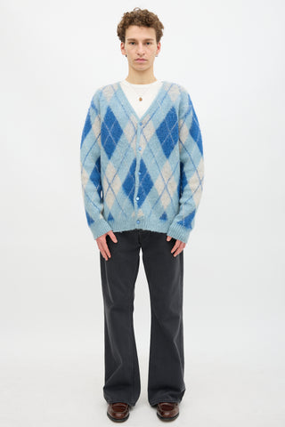 Needles Mohair Argyle Cardigan
