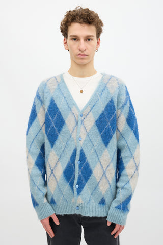 Needles Mohair Argyle Cardigan