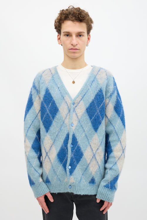 Needles Mohair Argyle Cardigan