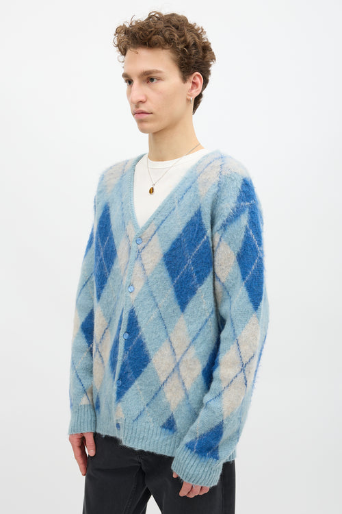 Needles Mohair Argyle Cardigan
