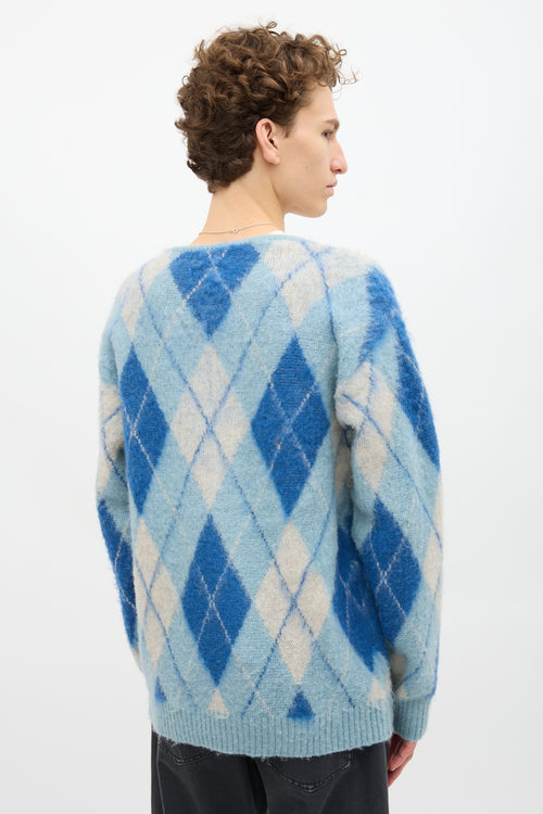 Needles Mohair Argyle Cardigan