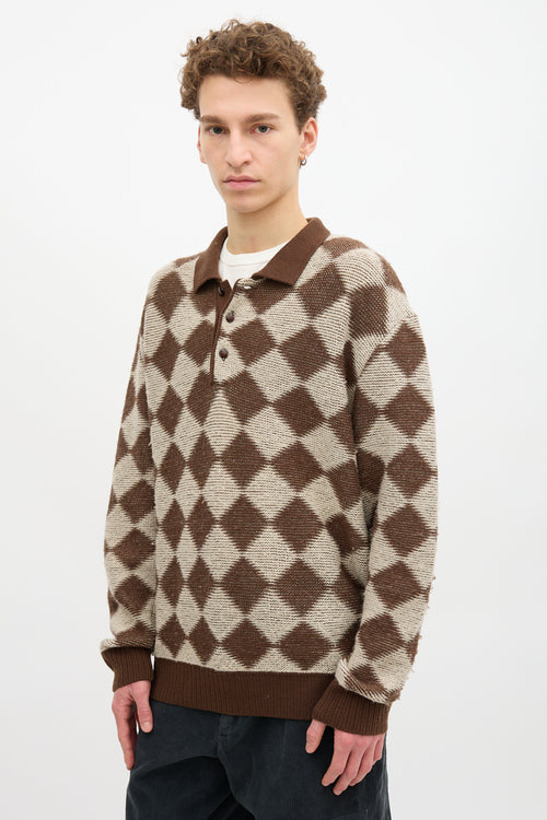Needles Wool Checker Sweater