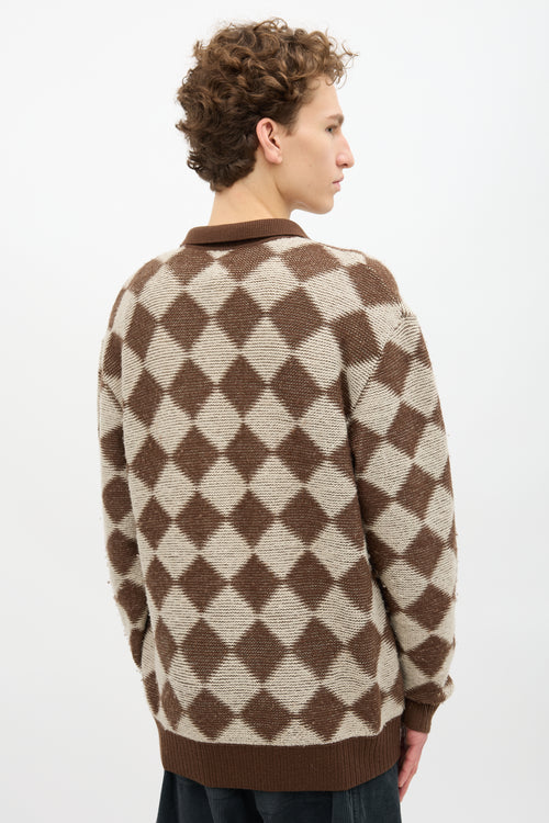 Needles Wool Checker Sweater
